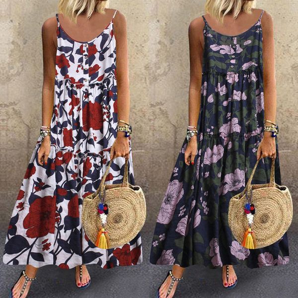 summer bohemian beach dress plus size 5xl fashion casual loose sleeveless floral daily print long cotton and linen dress, Black;gray
summer bohemian beach dress plus size 5xl fashion casual loose sleeveless floral daily print long cotton and linen dress, Black;gray