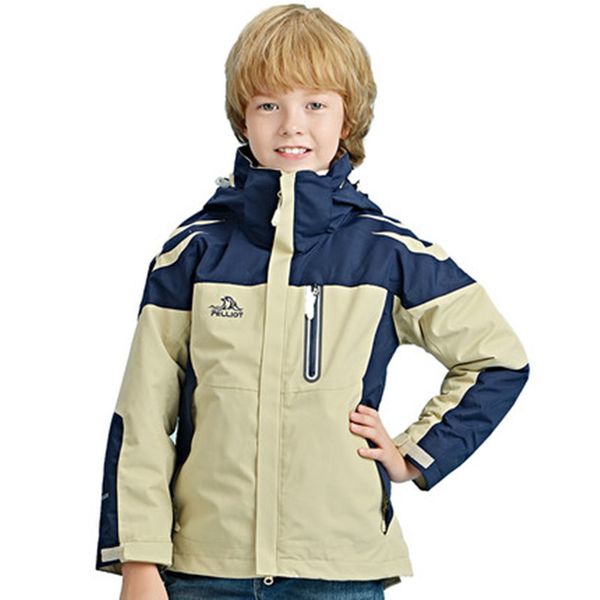 pelliot children's children's clothing for boys and girls three in one wind protection and two pieces of jacket jacket, Blue;black
pelliot children's children's clothing for boys and girls three in one wind protection and two pieces of jacket jacket, Blue;black