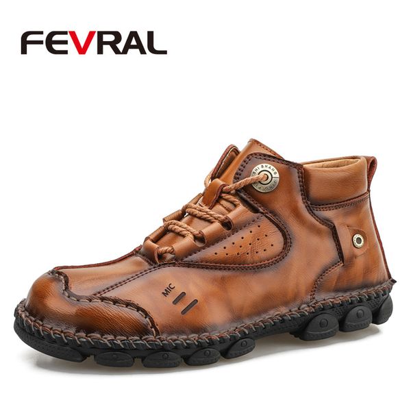 fevral winter boots men genuine leather ankle boots working men fashion ankle chaussure homme 39~48, Black
fevral winter boots men genuine leather ankle boots working men fashion ankle chaussure homme 39~48, Black