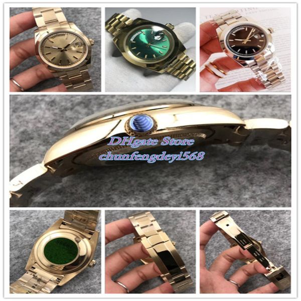 3 style new watches 36mm 118208 118206 stainless steel automatic mechanical sapphire 18k full gold limited sport men's watches, Slivery;brown
3 style new watches 36mm 118208 118206 stainless steel automatic mechanical sapphire 18k full gold limited sport men's watches, Slivery;brown