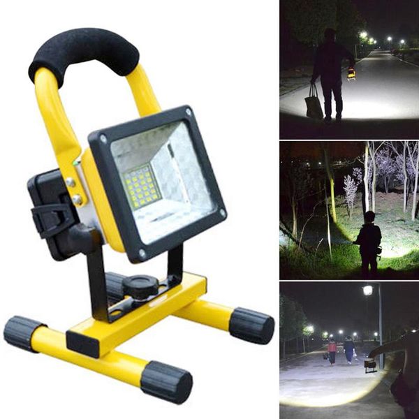 3 Mode Cob Led Portable Spotlight Searchlight Camping Light Rechargeable Handheld Work Light Power 2400lm Waterproof Lantern New