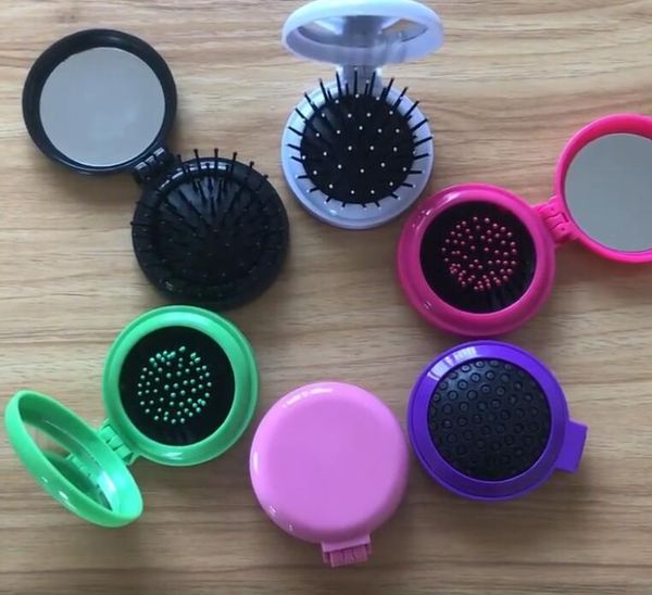 giveaway portable round with mirror pocket comb folding airbag massage plastic comb hairdressing folding mirror comb brush, Silver
giveaway portable round with mirror pocket comb folding airbag massage plastic comb hairdressing folding mirror comb brush, Silver