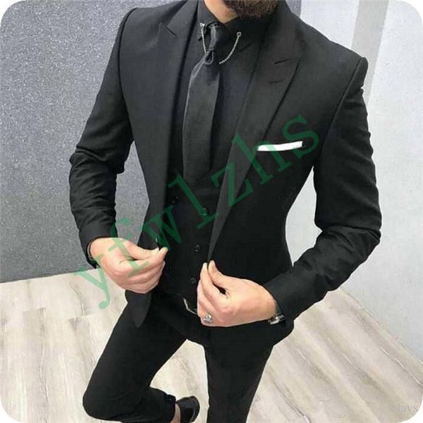 классический one button красивый groomsmen пик нагрудные groom tuxedos мужские костюмы свадебные / prom best man blazer (куртка + брюки + жи, Black;gray
классический one button красивый groomsmen пик нагрудные groom tuxedos мужские костюмы свадебные / prom best man blazer (куртка + брюки + жи, Black;gray