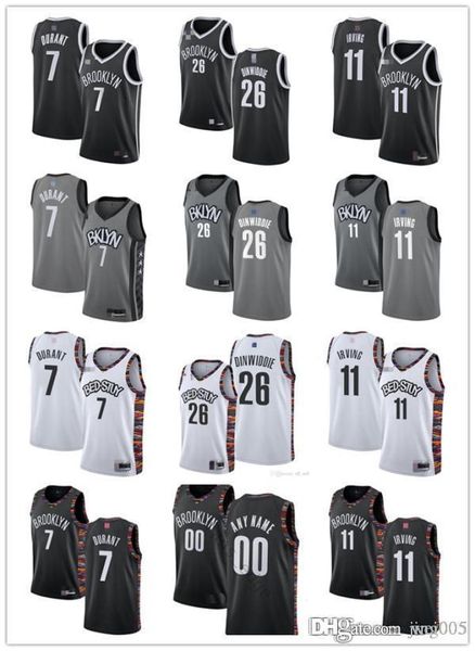 men women youth brooklyn nets 7 kevin durant 11 kyrie irving 26 spencer dinwiddie basketball jersey, Black;red
men women youth brooklyn nets 7 kevin durant 11 kyrie irving 26 spencer dinwiddie basketball jersey, Black;red