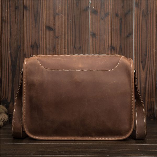 men luxury crazy horse leather shoulder bag male casual flip cover messenger bag designer bags in genuine leather
men luxury crazy horse leather shoulder bag male casual flip cover messenger bag designer bags in genuine leather