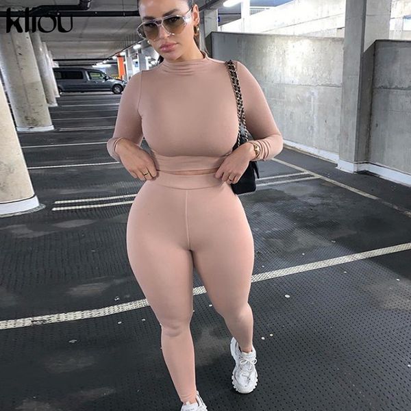 kliou fashion tracksuit women turtleneck full sleeveless crop leggings matching set stretchy sporty fitness casual outfits, Black;white
kliou fashion tracksuit women turtleneck full sleeveless crop leggings matching set stretchy sporty fitness casual outfits, Black;white