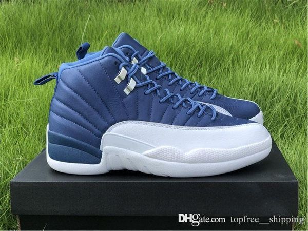 new air authentic 12 indigo stone blue basketball shoes retro men legend blue obsidian 12s real carbon fiber sports sneakers with box
new air authentic 12 indigo stone blue basketball shoes retro men legend blue obsidian 12s real carbon fiber sports sneakers with box