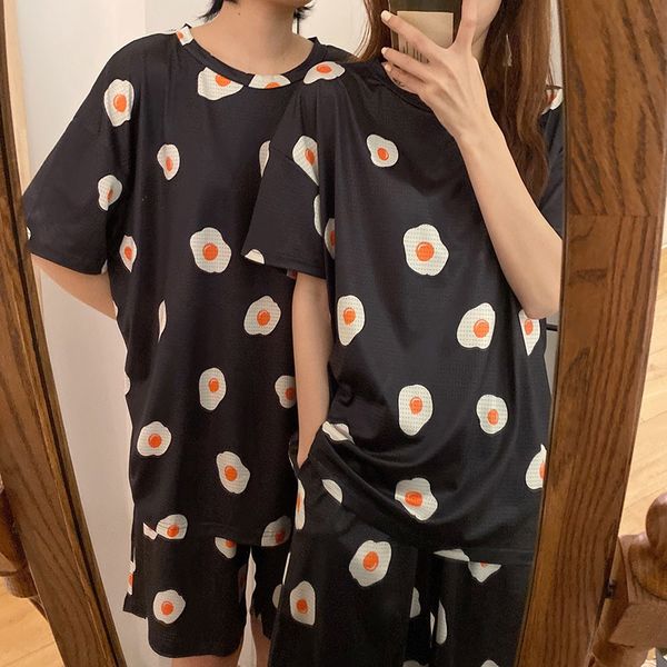 breathable mesh egg printing pajamas summer casual couple clothes pajamas pullover pullover home clothes short-sleeved two-piece suit, Blue;red
breathable mesh egg printing pajamas summer casual couple clothes pajamas pullover pullover home clothes short-sleeved two-piece suit, Blue;red