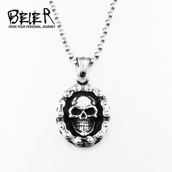 cool heavy bicycle chain skull pendant stainless steel jewelry motor biker skull cross men pendant dropshipping bp8-400, Silver
cool heavy bicycle chain skull pendant stainless steel jewelry motor biker skull cross men pendant dropshipping bp8-400, Silver