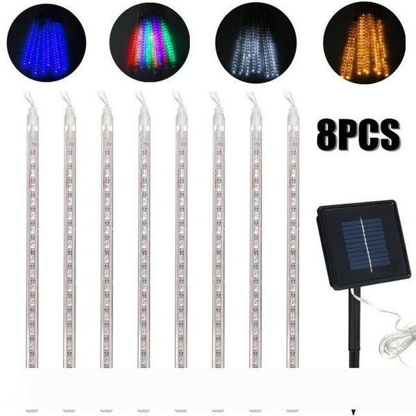 edison2011 8pcs 30cm led strip light bulbs shower rain lights solar powered meteor shower waterproof garden light lamp for holiday decoraton
edison2011 8pcs 30cm led strip light bulbs shower rain lights solar powered meteor shower waterproof garden light lamp for holiday decoraton