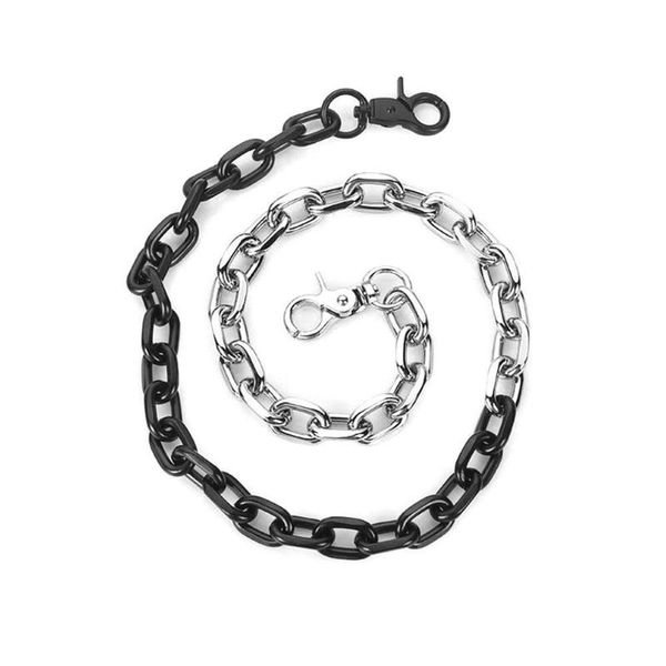 60cm vintage punk rock hip-hop night club pants chain black fashion silver metal accessories men clothing for women simple z4x3, Black;brown
60cm vintage punk rock hip-hop night club pants chain black fashion silver metal accessories men clothing for women simple z4x3, Black;brown