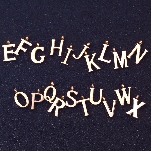 l3yuc titanium steel 26 english letters necklace rose gold plated diy bracelet pendant diy chain pendant foot chain accessories, Silver
l3yuc titanium steel 26 english letters necklace rose gold plated diy bracelet pendant diy chain pendant foot chain accessories, Silver