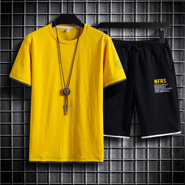 2020 summer men set fashion 2 pcs спортивная мужская с коротким рукавом хлопка футболки шорты комплекты мужской костюм пот повседневный кост, Gray
2020 summer men set fashion 2 pcs спортивная мужская с коротким рукавом хлопка футболки шорты комплекты мужской костюм пот повседневный кост, Gray
