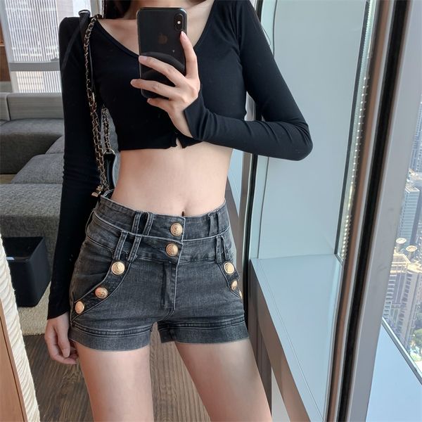denim pants 2020 summer and autumn new all-match high waist denim wash shorts double waist head gold buckle pants women, White;black
denim pants 2020 summer and autumn new all-match high waist denim wash shorts double waist head gold buckle pants women, White;black