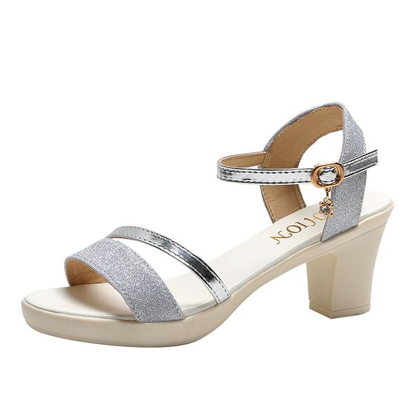 silver ankle strap high-heeled sandals women buckle strap bling shoes woman peep open toe sandals summer new ladies slippers, Black
silver ankle strap high-heeled sandals women buckle strap bling shoes woman peep open toe sandals summer new ladies slippers, Black