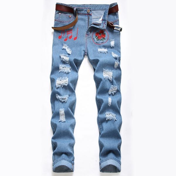 new fashion men black jeans skinny ripped stretch slim west hip hop swag denim motorcycle biker pants jogger, Blue
new fashion men black jeans skinny ripped stretch slim west hip hop swag denim motorcycle biker pants jogger, Blue