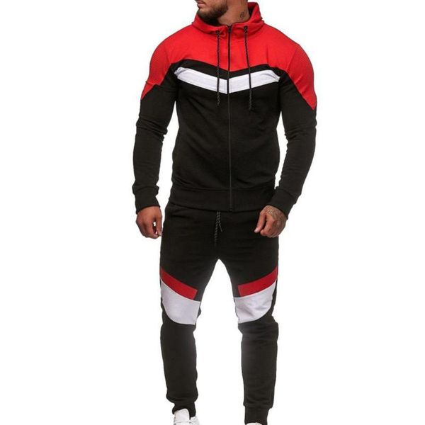 men's tracksuits heflashor men autumn sportswear patchwork zipper sweatshirt pants sets male jogger tracksuit set casual sports suits, Gray
men's tracksuits heflashor men autumn sportswear patchwork zipper sweatshirt pants sets male jogger tracksuit set casual sports suits, Gray