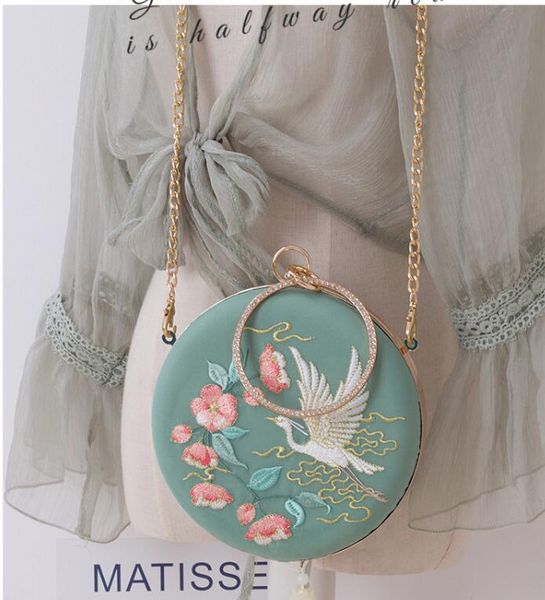 angelatracy 2020 new arrival chinese bird floral cheongsam fresh classical hanfu circular messenger bag day clutch hand bags
angelatracy 2020 new arrival chinese bird floral cheongsam fresh classical hanfu circular messenger bag day clutch hand bags