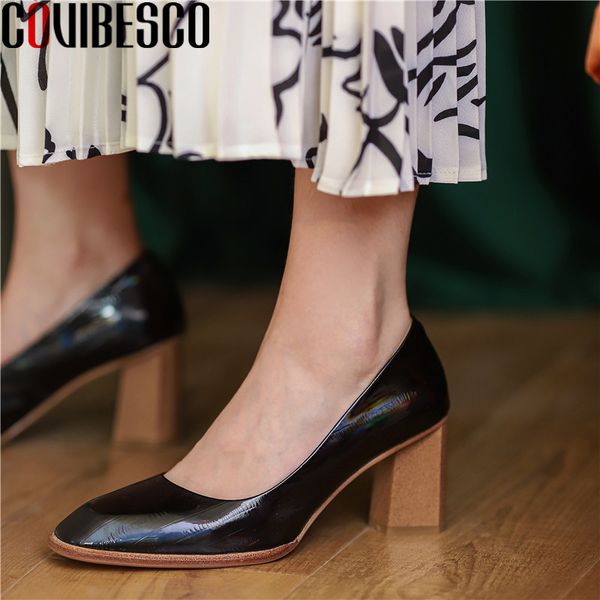 covibesco shallow concise genuine leather fashion shoes women classic design high heels pumps party dancing shoes woman, Black
covibesco shallow concise genuine leather fashion shoes women classic design high heels pumps party dancing shoes woman, Black
