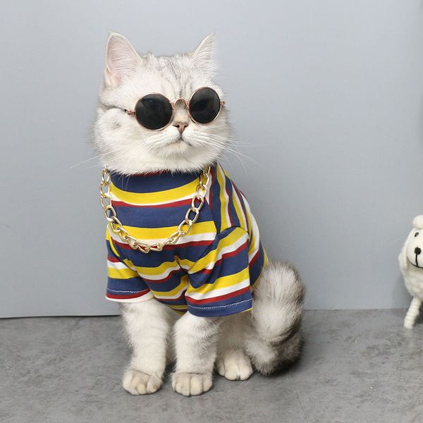 cat clothes spring and summer thin cute dog small dog t-shirt popular brand pet cat clothing british short blue cat clothes
cat clothes spring and summer thin cute dog small dog t-shirt popular brand pet cat clothing british short blue cat clothes