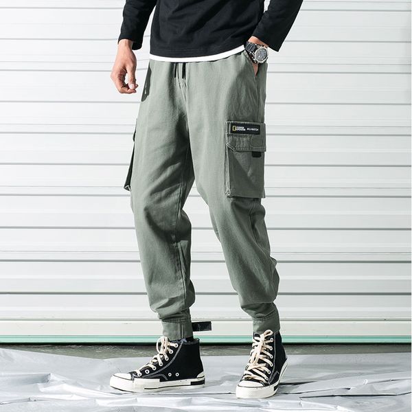 spring autumn cargo pants mens pockets joggers mens hiphop casual loose solid pants male japanese sweatpants men, Black
spring autumn cargo pants mens pockets joggers mens hiphop casual loose solid pants male japanese sweatpants men, Black