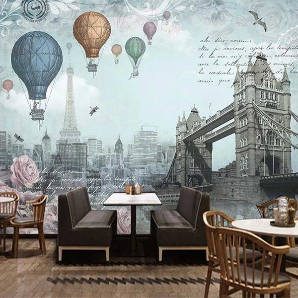 custom p wallpaper retro air balloon city building mural restaurant cafe background wall decor papel de parede wallpaper
custom p wallpaper retro air balloon city building mural restaurant cafe background wall decor papel de parede wallpaper
