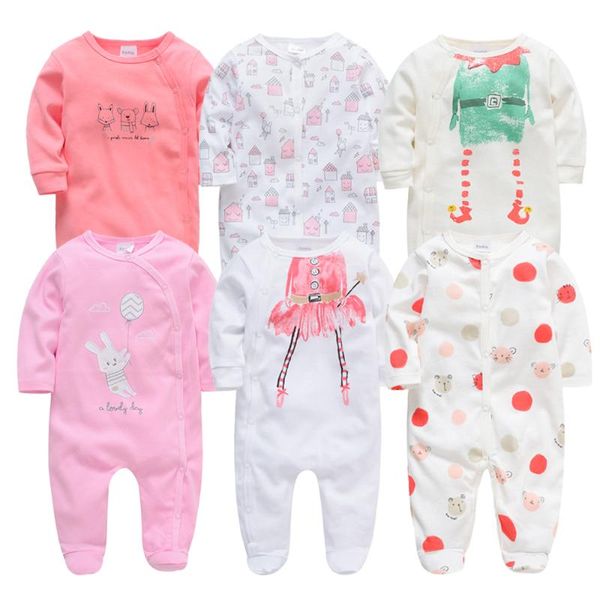 2020 6pcs 3pcs baby girls rompers long sleeve cute summer baby clothes cotton newborn 0-12 months roupa de jumpsuit outwear, Blue
2020 6pcs 3pcs baby girls rompers long sleeve cute summer baby clothes cotton newborn 0-12 months roupa de jumpsuit outwear, Blue