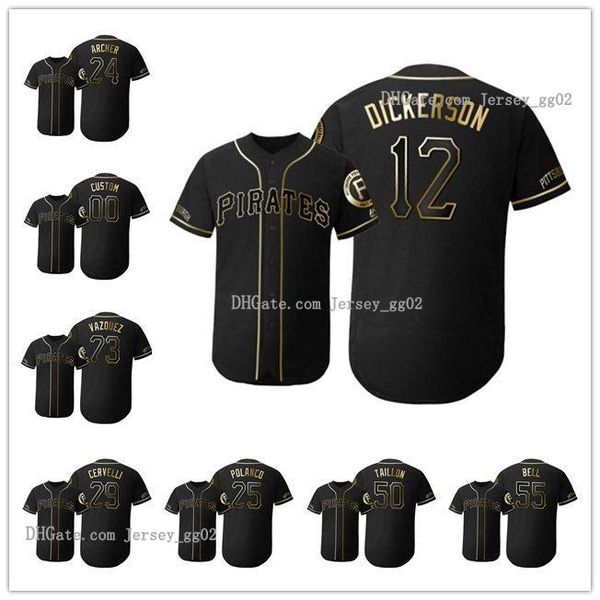 pittsburgh пираты men women молодежный 21 роберто клементе 24 chris archer flex base 2019 золотой выпуск бейсбол джерси, Black
pittsburgh пираты men women молодежный 21 роберто клементе 24 chris archer flex base 2019 золотой выпуск бейсбол джерси, Black