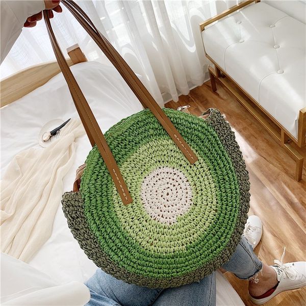 large casual woven rattan bag round straw shoulder bag small beach hand bags women 2020 summer hollow handmade tote bohemian
large casual woven rattan bag round straw shoulder bag small beach hand bags women 2020 summer hollow handmade tote bohemian