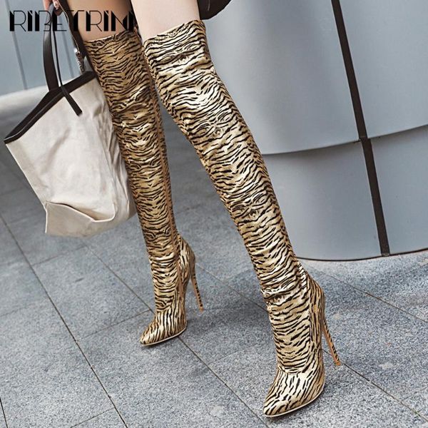 ribetrini pointed toe thigh high shoes new autumn unique brand dress mixed-color women boots high heels boots, Black
ribetrini pointed toe thigh high shoes new autumn unique brand dress mixed-color women boots high heels boots, Black