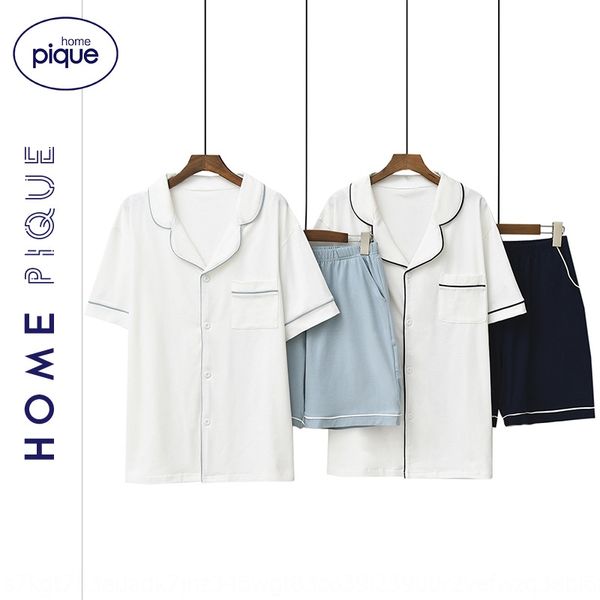x23qr 2020 korean style internet red contrast color pajamas men's loose soft cotton lapel home wear short sleeve short suit pants suit, Blue;red
x23qr 2020 korean style internet red contrast color pajamas men's loose soft cotton lapel home wear short sleeve short suit pants suit, Blue;red
