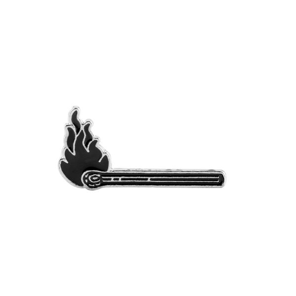 black match brooch new burning flame lights matches enamel punk pin new hope badge backpack jacket accessories men child gift, Gray
black match brooch new burning flame lights matches enamel punk pin new hope badge backpack jacket accessories men child gift, Gray