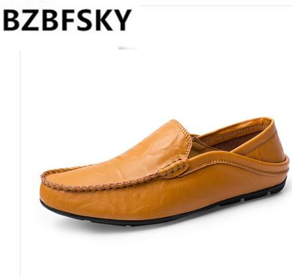 men shoes casual genuine leather mens loafers moccasins designer slip on boat shoes chaussure homme plus size 38-46, Black
men shoes casual genuine leather mens loafers moccasins designer slip on boat shoes chaussure homme plus size 38-46, Black