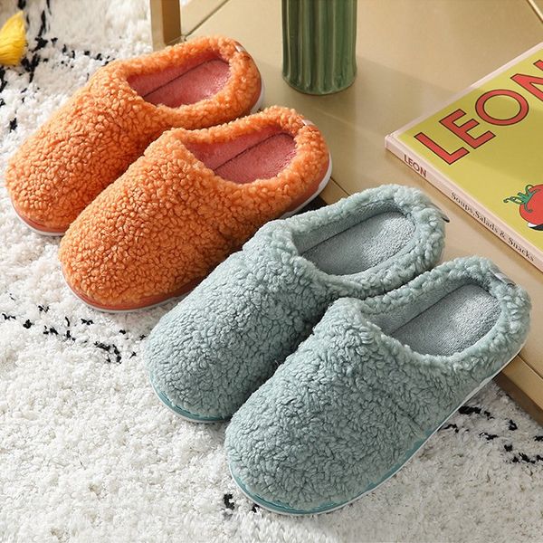 women plush slippers winter warm furry shoes soft sole flats male female couples home indoor bedroom ladies slip on fur slippers, Black
women plush slippers winter warm furry shoes soft sole flats male female couples home indoor bedroom ladies slip on fur slippers, Black