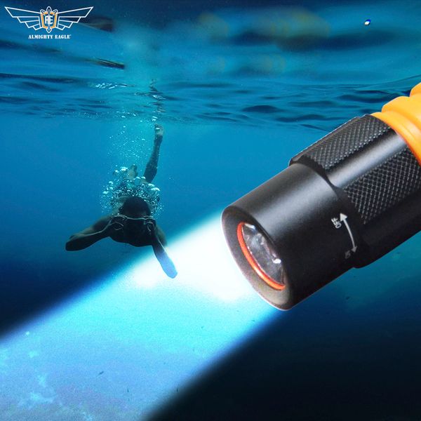 Battery Rechargable Mini Led 3 Lighting Mode Amphibious Waterproof Torch Stylish Portable Suit For Night Lighting