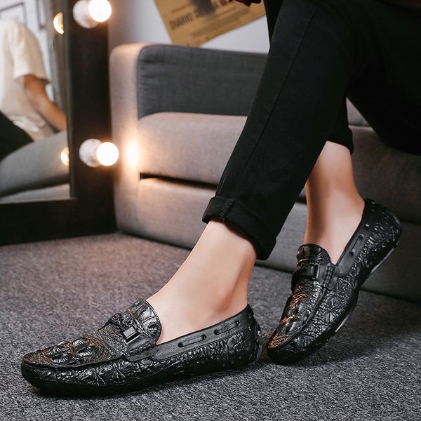 zapatos men shoes handmade style men flats leather loafers homme slip on moccasins designer driving shoes casual sneakers, Black
zapatos men shoes handmade style men flats leather loafers homme slip on moccasins designer driving shoes casual sneakers, Black
