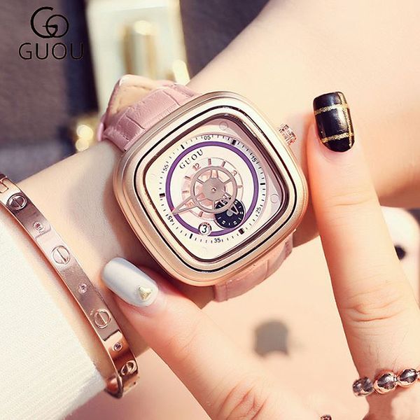 2020 women's watches guou ladies watch brand reloj fashion rose gold bracelet dress calendar watch women relogio feminino saat, Slivery;brown
2020 women's watches guou ladies watch brand reloj fashion rose gold bracelet dress calendar watch women relogio feminino saat, Slivery;brown