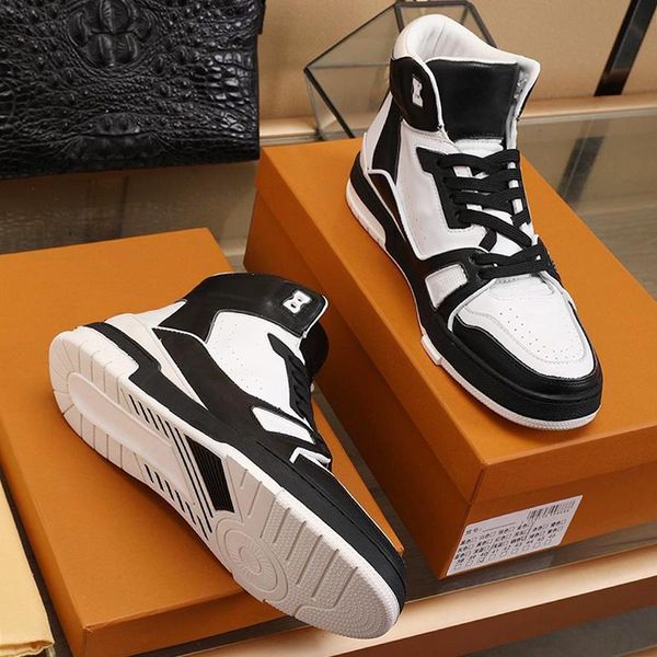 trainer sneaker mid -men 's shoes herren luxus marken schuhe breathable fashion footwears lace -up casual men shoes autumn and win, Black
trainer sneaker mid -men 's shoes herren luxus marken schuhe breathable fashion footwears lace -up casual men shoes autumn and win, Black