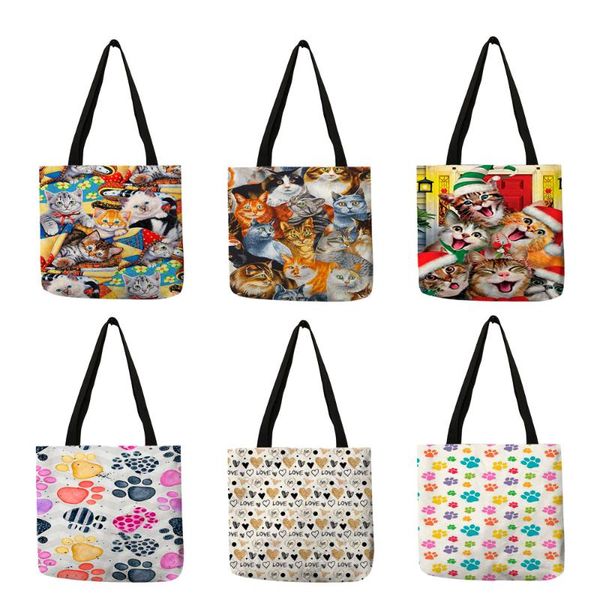 unique animal footprint cat puppy pattern tote bag for girls ladies travel beach easy carry large capacity personalized handbag
unique animal footprint cat puppy pattern tote bag for girls ladies travel beach easy carry large capacity personalized handbag