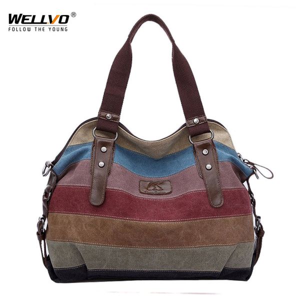 women canvas handbag striped patchwork shoulder bag handbags large tote bag messenger crossbody rainbow bags xa274c
women canvas handbag striped patchwork shoulder bag handbags large tote bag messenger crossbody rainbow bags xa274c