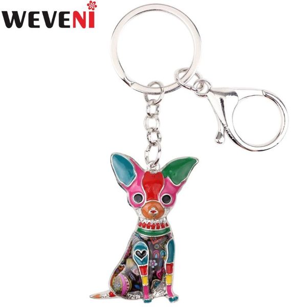 weveni enamel metal chihuahua key chain key ring girl bag handbag charm new fashion jewelry for women car keychain accessories, Silver
weveni enamel metal chihuahua key chain key ring girl bag handbag charm new fashion jewelry for women car keychain accessories, Silver
