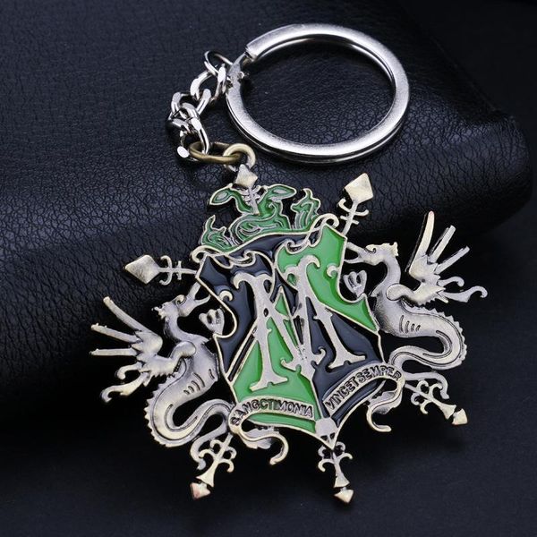 hanchang magic school badge keychain crest keychain fashion metal pendant keyring for women men, Silver
hanchang magic school badge keychain crest keychain fashion metal pendant keyring for women men, Silver