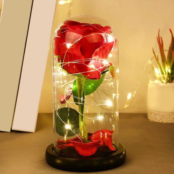 beautiful eternal rose led light rose in glass dome for valentine's day mother's or christmas day gift
beautiful eternal rose led light rose in glass dome for valentine's day mother's or christmas day gift