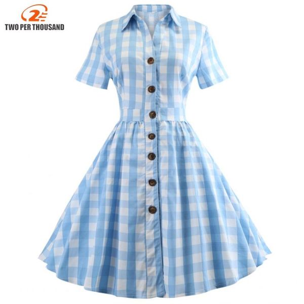 3xl 4xl 5xl plus size plaid hepburn vintage dress women autumn lapel short sleeve button party casual cotton summer dresses, Black;gray
3xl 4xl 5xl plus size plaid hepburn vintage dress women autumn lapel short sleeve button party casual cotton summer dresses, Black;gray