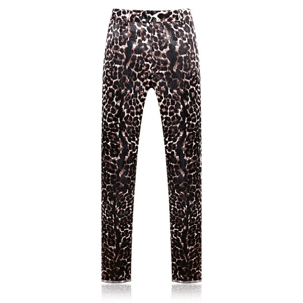 leopard print trousers new slim home travel banquet casual trousers straight fashion casual formal suit men, Black
leopard print trousers new slim home travel banquet casual trousers straight fashion casual formal suit men, Black