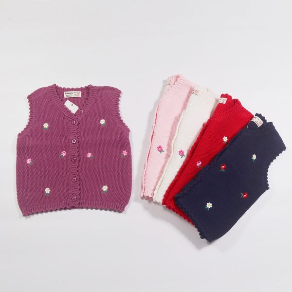 spring new 2020 girls' knitted v-neck thin cardigan spring new 2020 girls' sweater baby knitted sweater baby v-neck thin cardigan, Blue