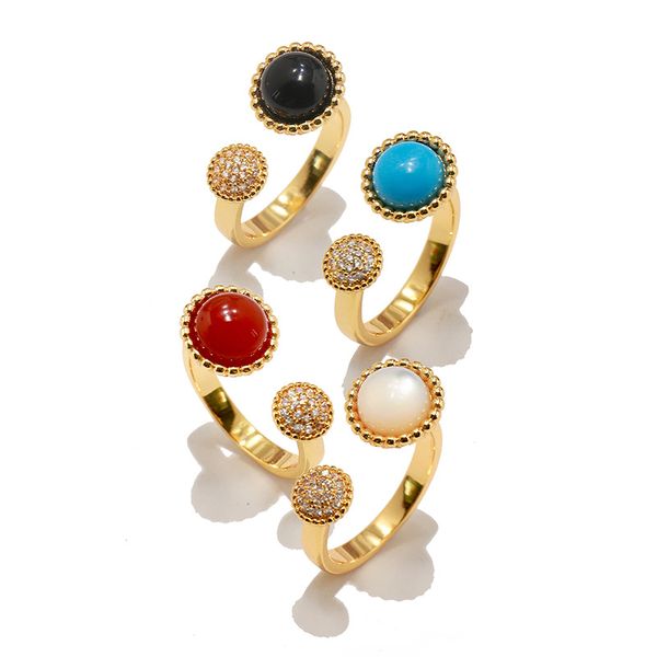 gold plated cubic zirconia stone white mother of pearl red agate rings for women 2020 selling new luxury fashion jewelry, Golden;silver
gold plated cubic zirconia stone white mother of pearl red agate rings for women 2020 selling new luxury fashion jewelry, Golden;silver