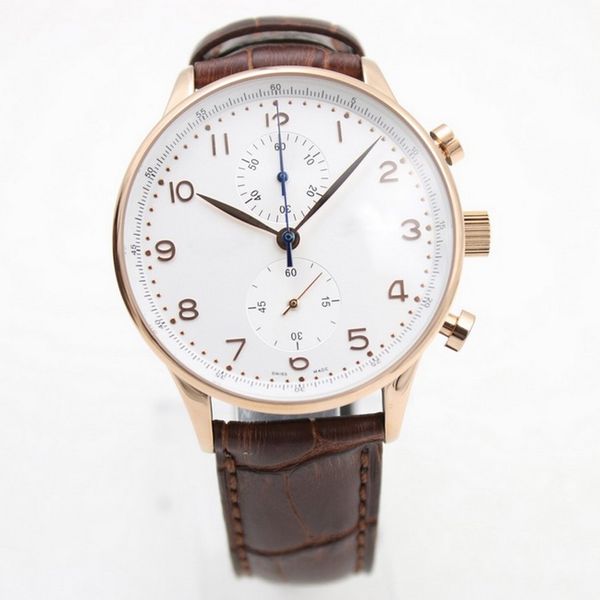 watch men 40mm quartz with all the small dials work battery tick movement leatherwear stainless steel 2673927, Slivery;brown
watch men 40mm quartz with all the small dials work battery tick movement leatherwear stainless steel 2673927, Slivery;brown