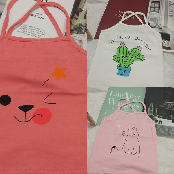 optional three girls' spring and autumn base camisole vest camisole summer suspender shirt boys' seamless solid color vest, Blue
optional three girls' spring and autumn base camisole vest camisole summer suspender shirt boys' seamless solid color vest, Blue