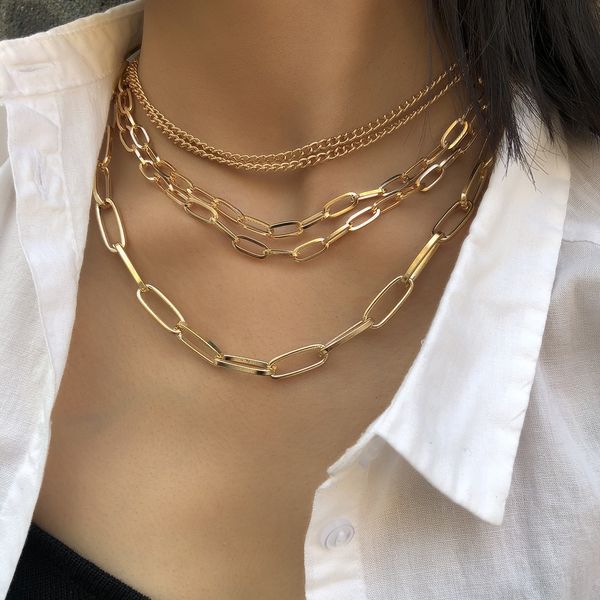 punk style women chain necklace creative personality charm lady choke outdoor hip hop female trendy necklace jewelry, Silver
punk style women chain necklace creative personality charm lady choke outdoor hip hop female trendy necklace jewelry, Silver